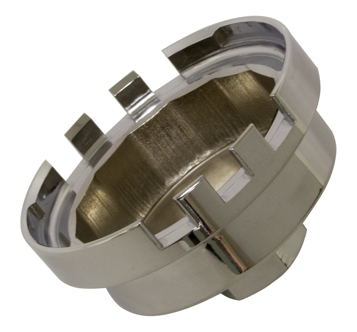 Lisle 61040 front view showing forged chrome wrench and engagement profile for quick service