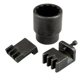 Lisle flywheel locking tool front view showing compact design and durable finish