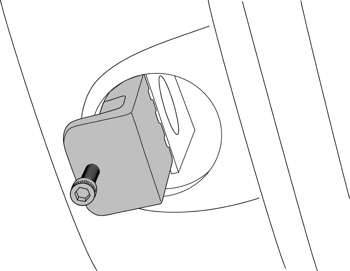 Lisle tool installed through transmission inspection opening demonstrating faster service