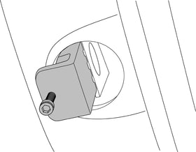 Lisle tool installed through transmission inspection opening demonstrating faster service