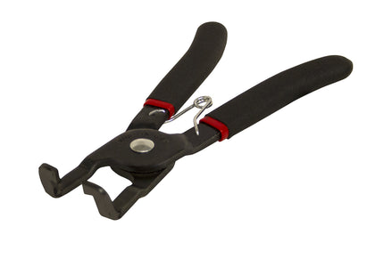 Lisle front view disconnect pliers showing compact angled head and easy access