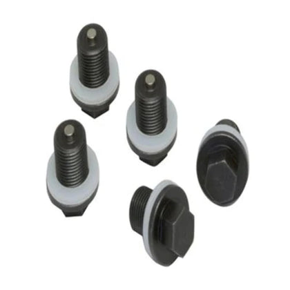 Lisle front view kit packaging showing five plugs and gaskets, durable replacement parts benefit