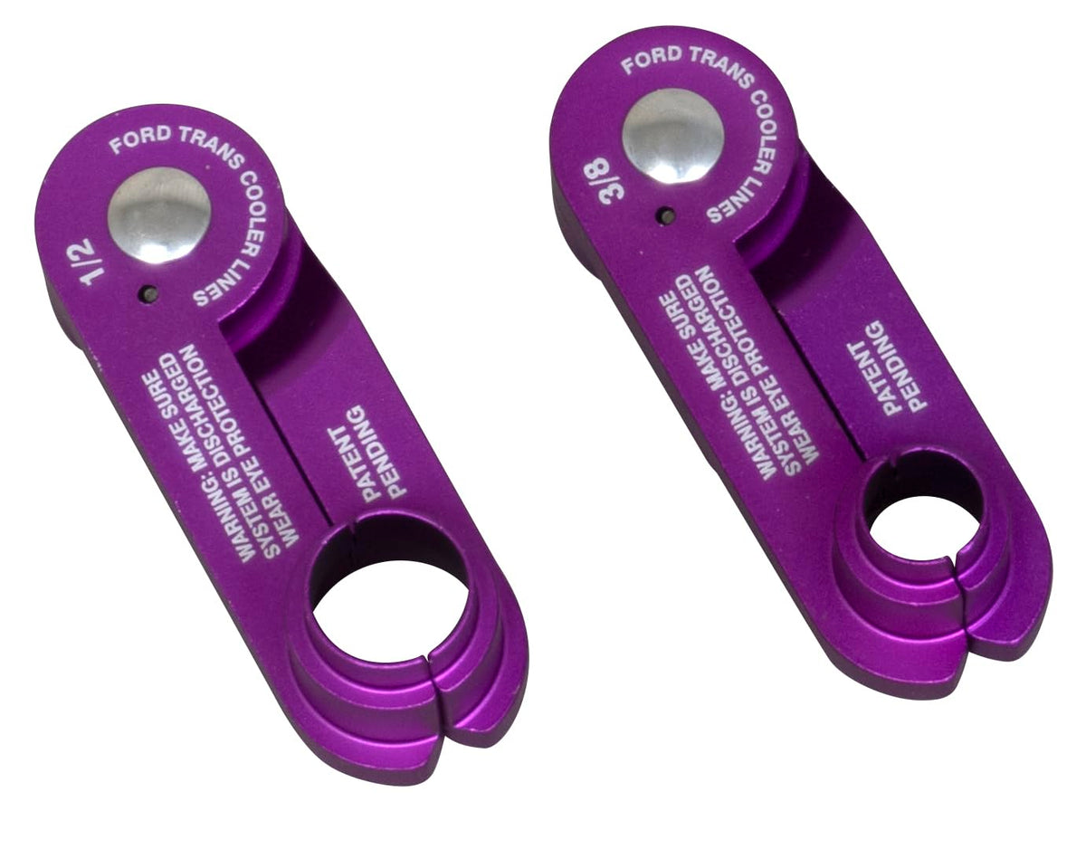 Lisle front view of oil cooler disconnect tools showing durability and quick-release benefit