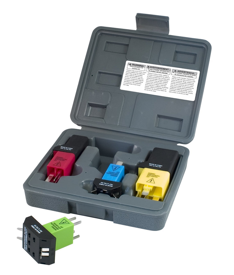 Lisle relay jumper kit front case showing organized storage and quick access