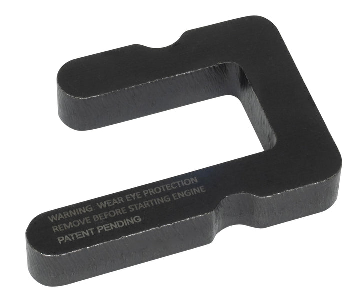 Lisle stretch belt tool front view showing precise fit and easier installation