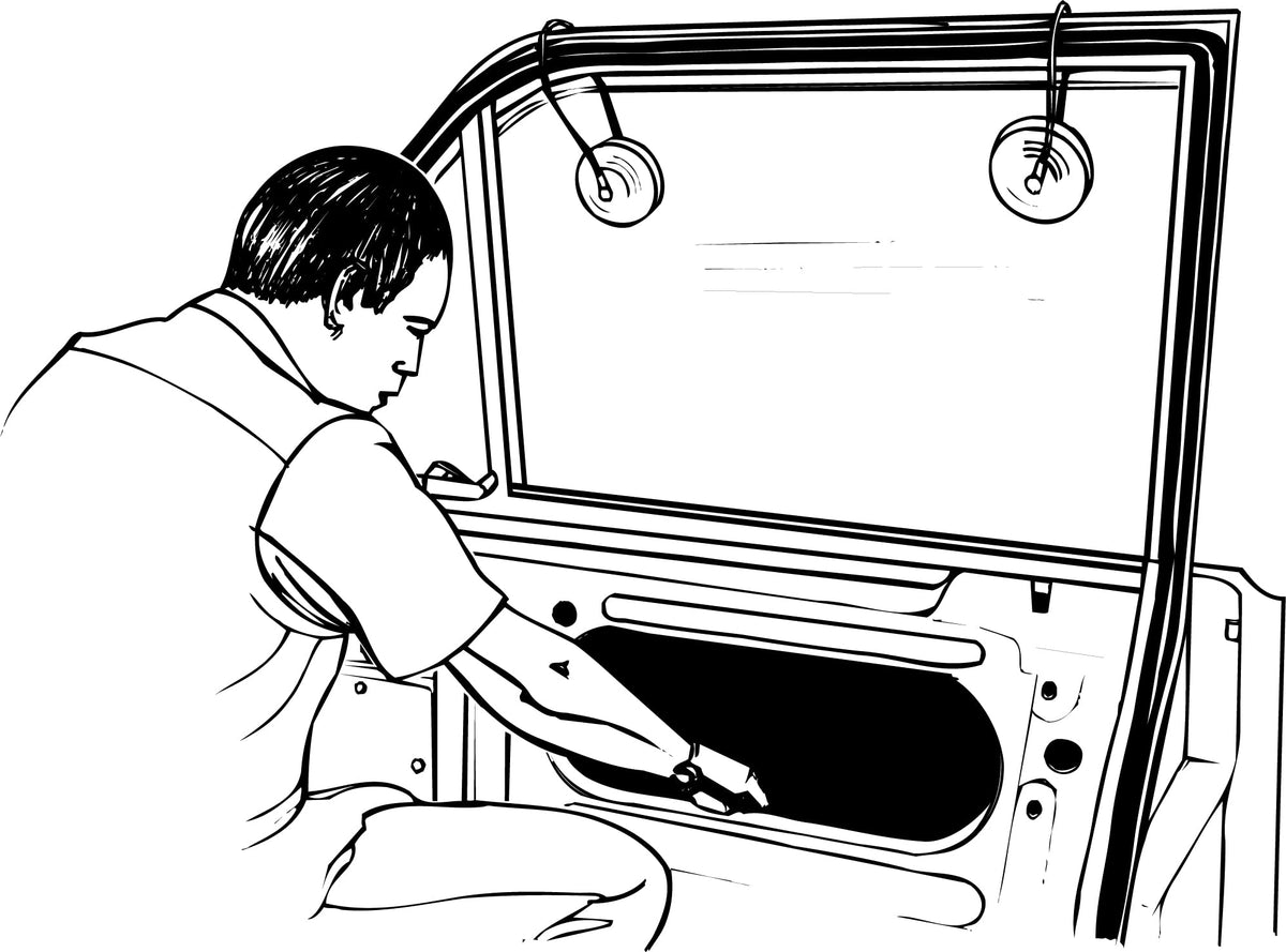 Lisle window holder suction cup close-up showing secure grip benefit