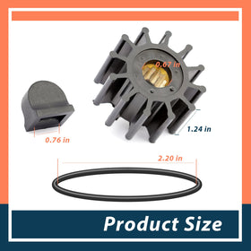Lisnhlin size comparison with coin to show compact parts and easy inboard installation