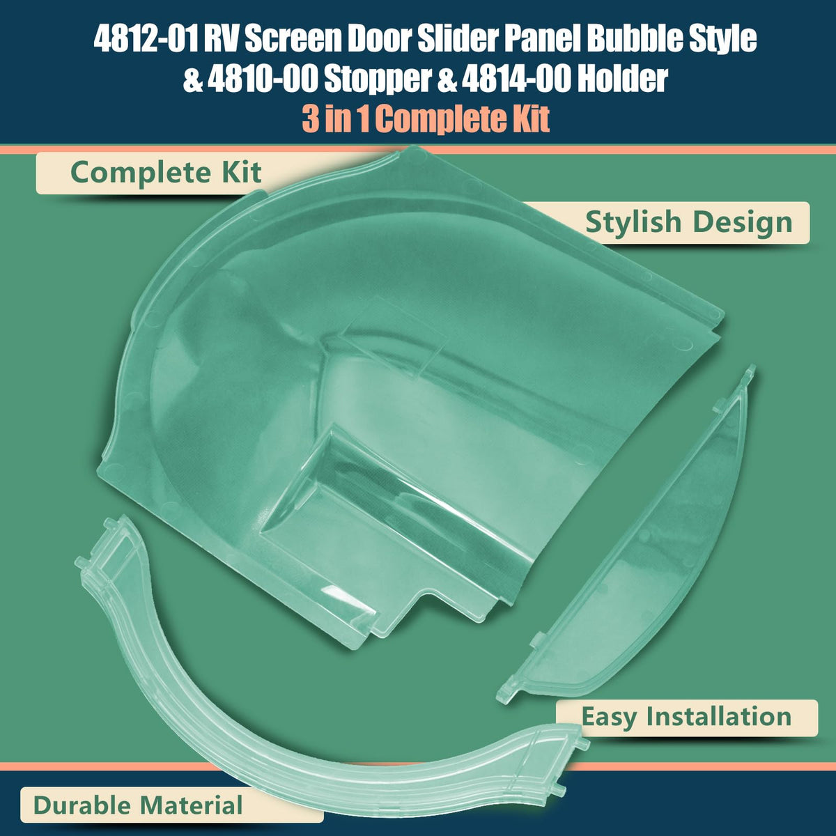 Lisnhlin panel held in hand for scale illustrating size and lightweight durable plexiglass
