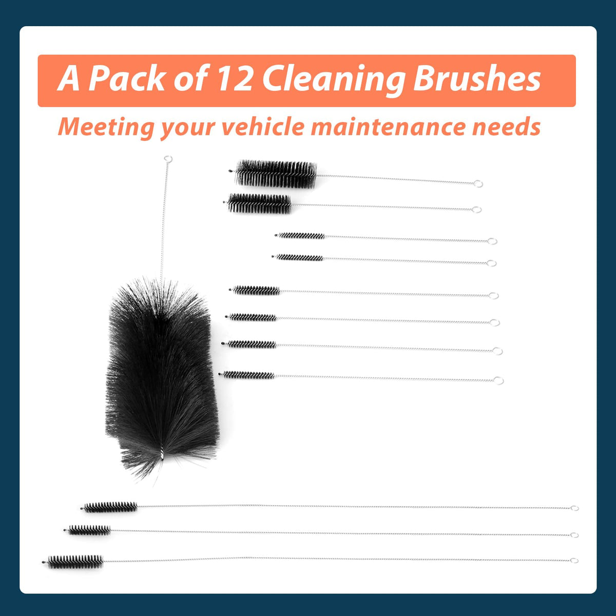 Lisnhlin storage and organization with brushes stored upright to maintain bristle shape