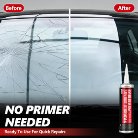 LISRUX adhesive loaded in caulk gun for quick vertical and overhead work