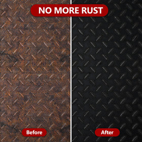 LISRUX close-up of black cured texture demonstrating sealed protective film