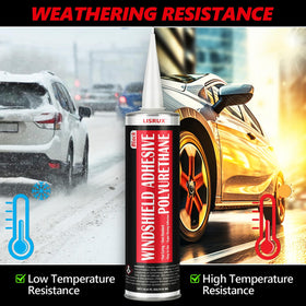 LISRUX garage installation scene with technician using sealant for professional results