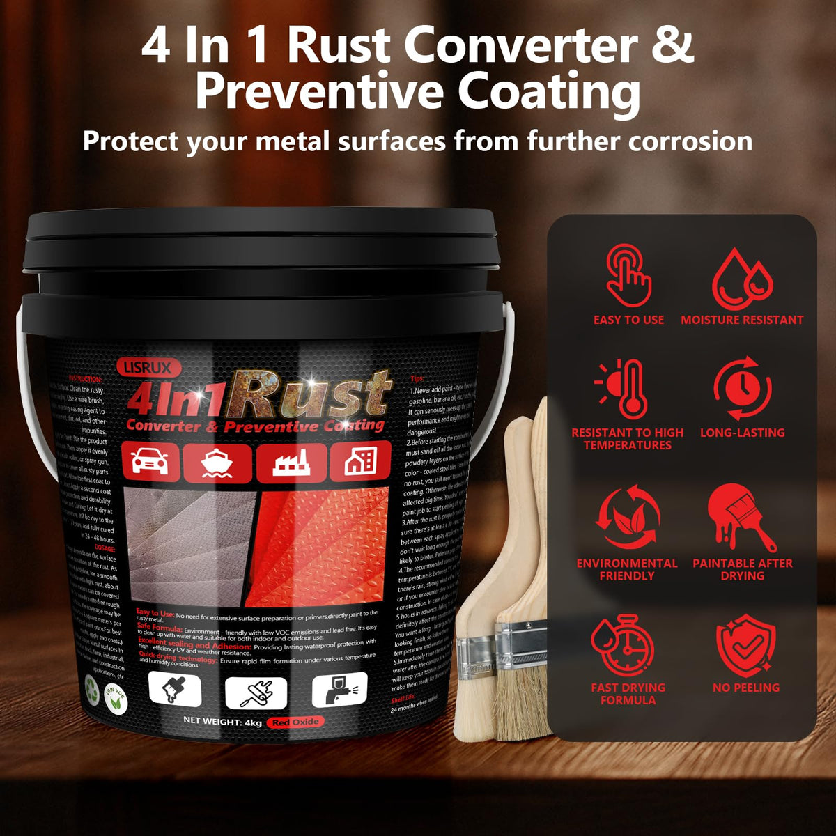 LISRUX can next to ruler showing 141 fl oz volume for large projects