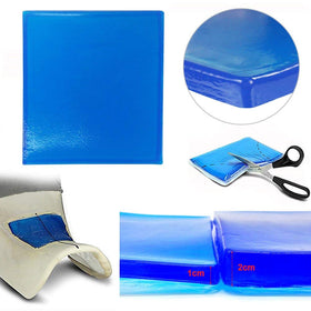 LisylineAuto gel pad installed on motorcycle seat for added comfort