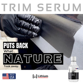 Lithium Auto Elixirs label close-up highlighting 16 oz concentrated formula benefit