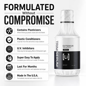 Lithium Auto Elixirs application cloth demonstrating mess-free, precise application