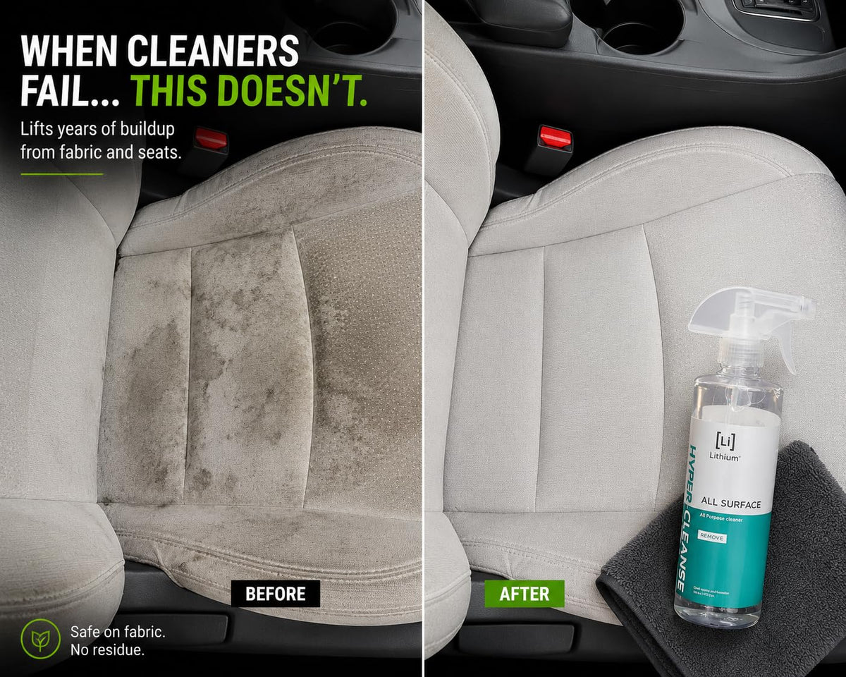 Lithium Auto Elixirs close-up foam texture demonstrating gentle concentrated action