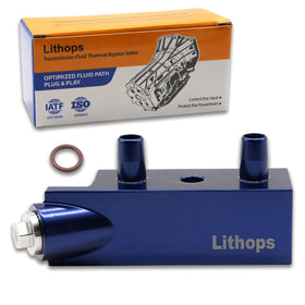 Lithops bypass valve front profile showing compact aluminum housing and fitment benefit
