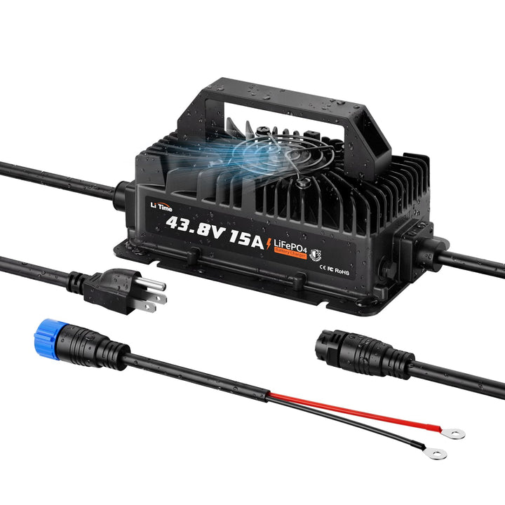 LiTime front view showing ports and robust design for reliable charging