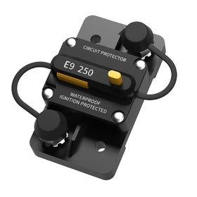LiTime front view breaker showing switch and label for reliable protection