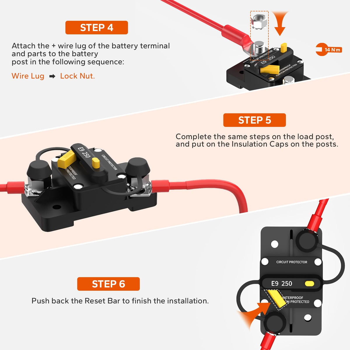 LiTime fitted in boat electrical panel offering corrosion resistance benefit