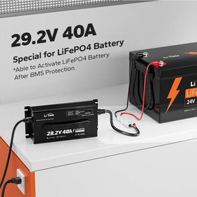 LiTime internal cooling fan vent detail keeping charger temperature stable