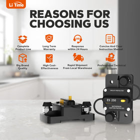LiTime held in hand for scale to show compact, space-saving design