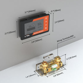 LiTime product size comparison showing compact form for space-saving fit
