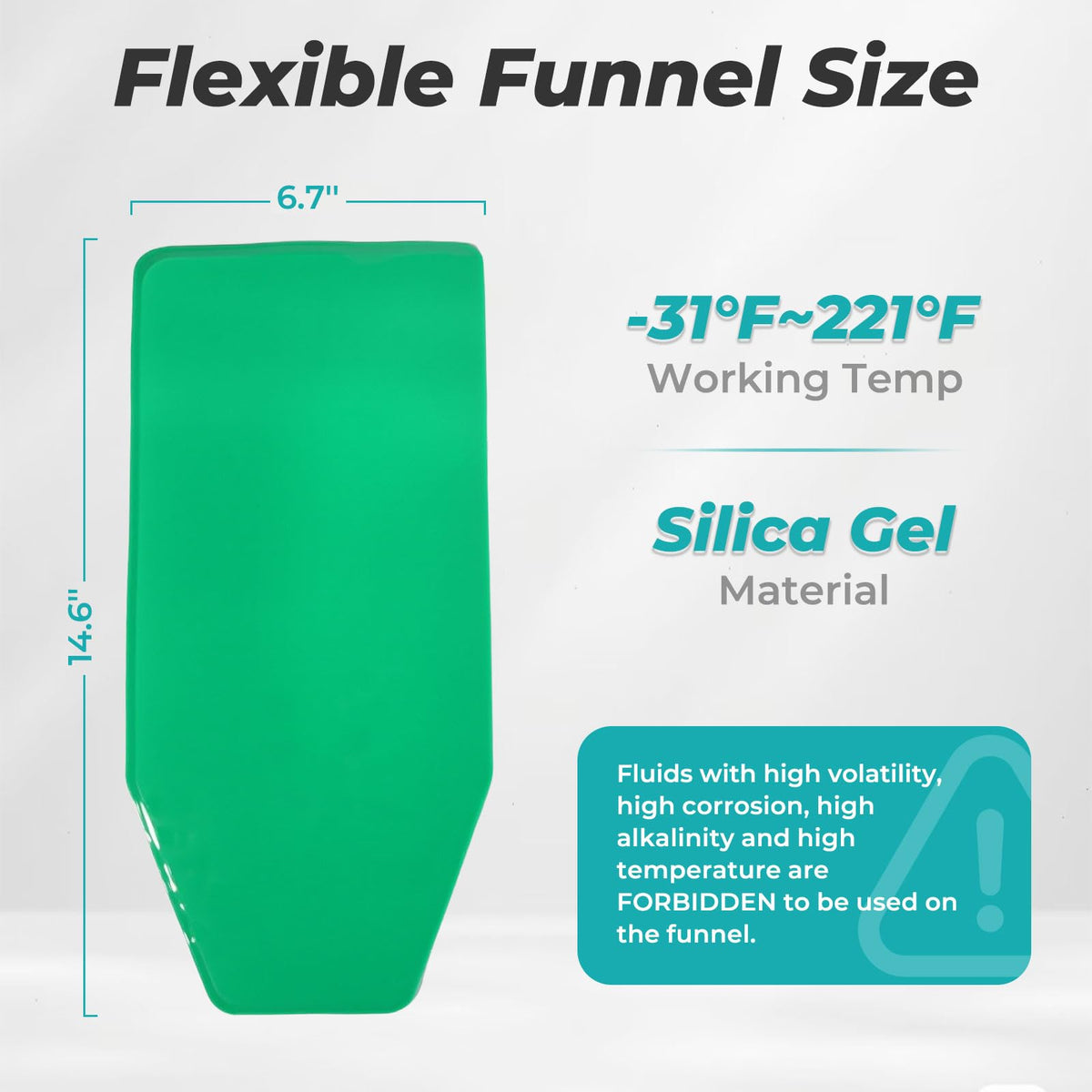LitKiwi flexible shaft bent around obstruction to reach recessed plug