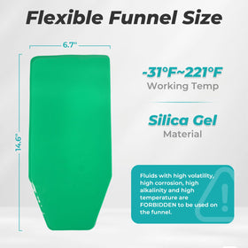 LitKiwi flexible shaft bent around obstruction to reach recessed plug