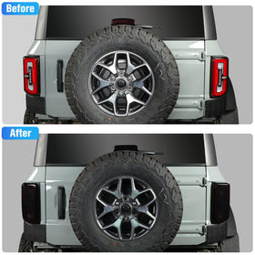 LitMiRaCle high-mount 3rd brake light cover detail highlighting precise cut and clarity