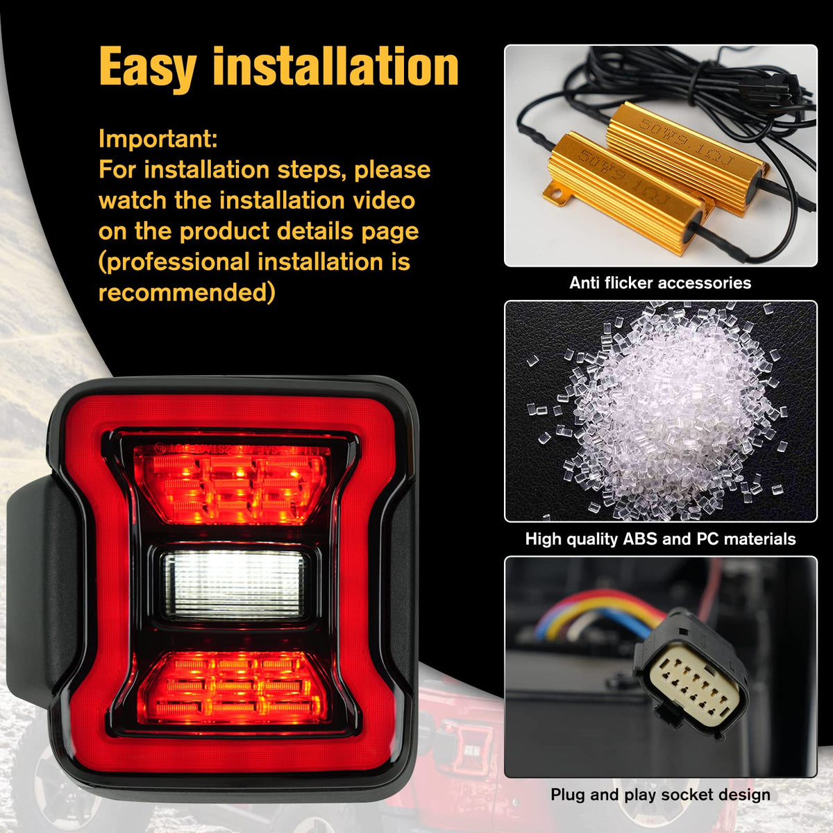 LitMiRaCle back-mounted plug and bracket showing plug-and-play fitment advantage