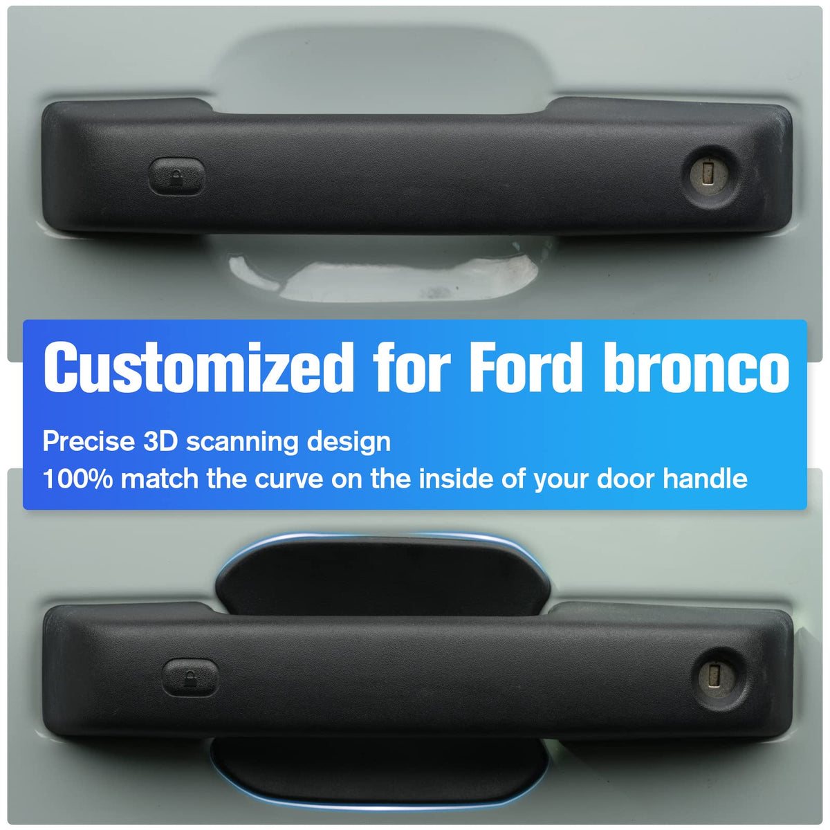 LitMiRaCle installed rear door protector preventing scratches