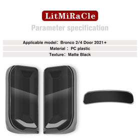 LitMiRaCle product package with two tail covers and one high-mount brake light included