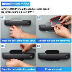 LitMiRaCle tailgate cover detail protecting paint around handle
