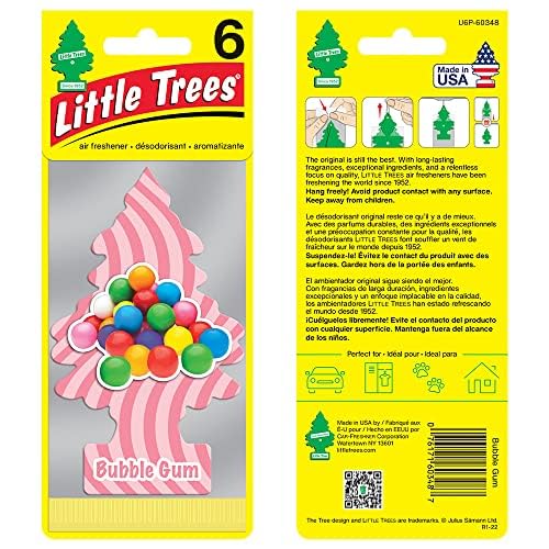 LITTLE TREES close-up of a single Bubble Gum tree highlighting texture and scent delivery