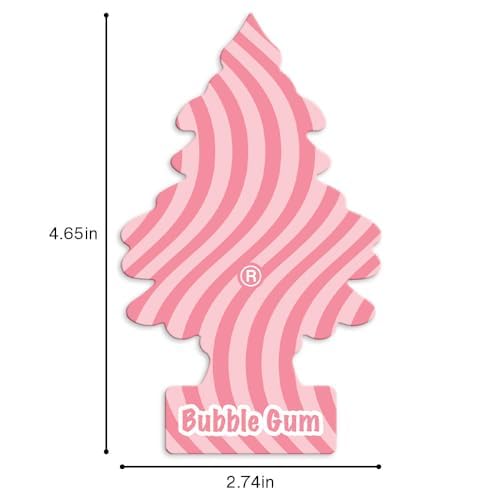 LITTLE TREES held in hand to show Bubble Gum tree size and portability