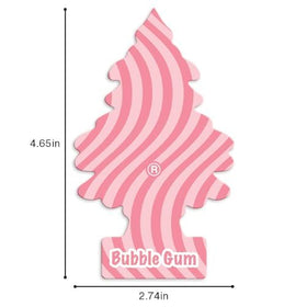 LITTLE TREES held in hand to show Bubble Gum tree size and portability