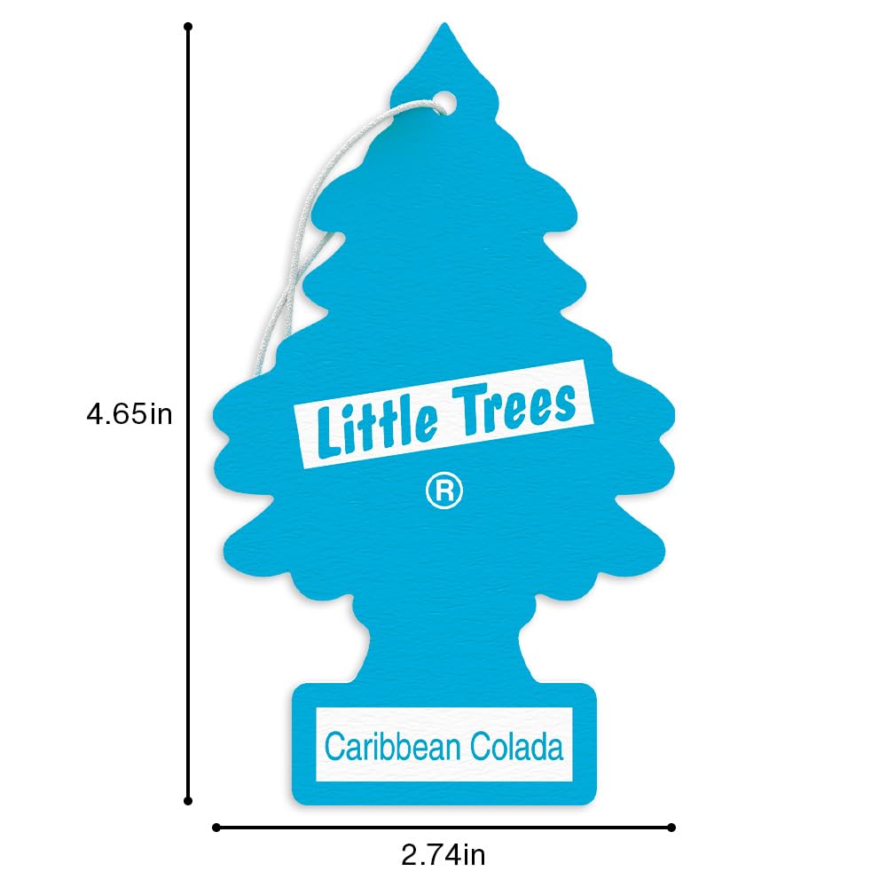 LITTLE TREES next to a hand to show size and portability benefit
