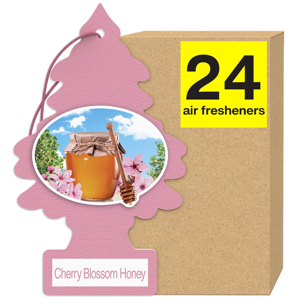 LITTLE TREES front packaging showing 24 Cherry Blossom cards and value
