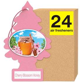 LITTLE TREES front packaging showing 24 Cherry Blossom cards and value