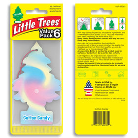 LITTLE TREES close-up of a Cotton Candy tree highlighting shape and color for visibility