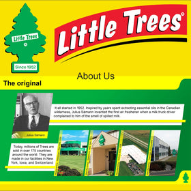 LITTLE TREES on dashboard creating a clean, new-car atmosphere