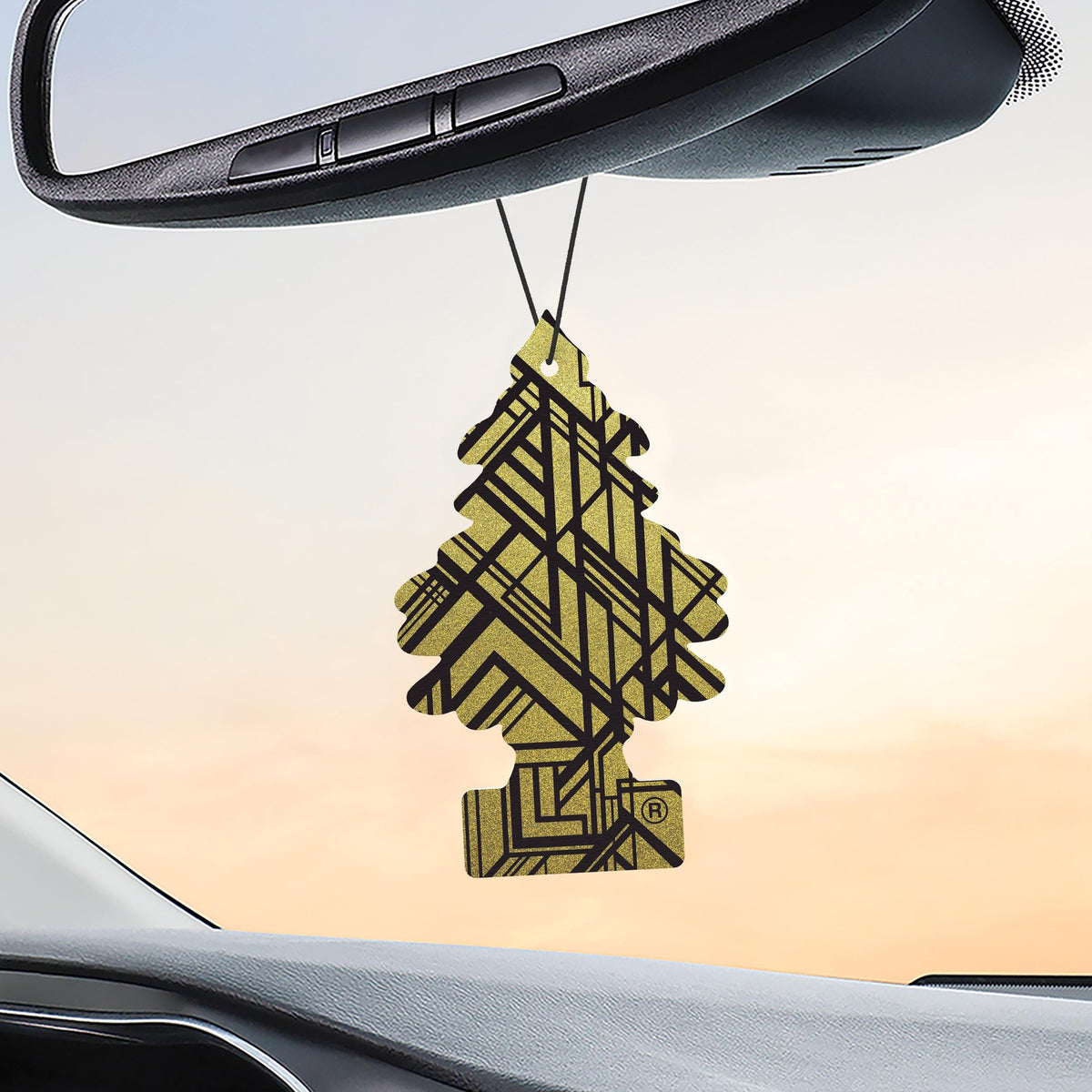 neatly arranged 24-pack of LITTLE TREES Gold offering great value