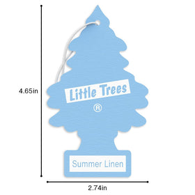 LITTLE TREES hanging in bathroom offering discreet freshening and odor control