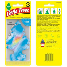 LITTLE TREES hanging in car providing steady fresh scent for commuters