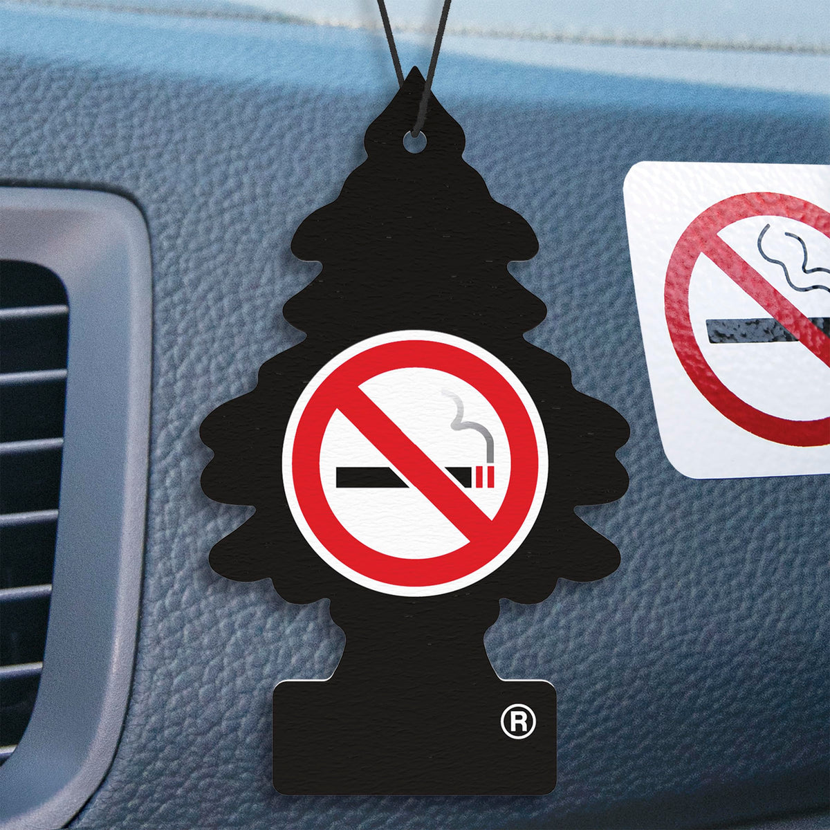LITTLE TREES hanging in car from rearview mirror for continuous odor control