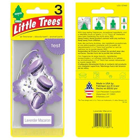 LITTLE TREES open card detail highlighting hanging loop for easy use