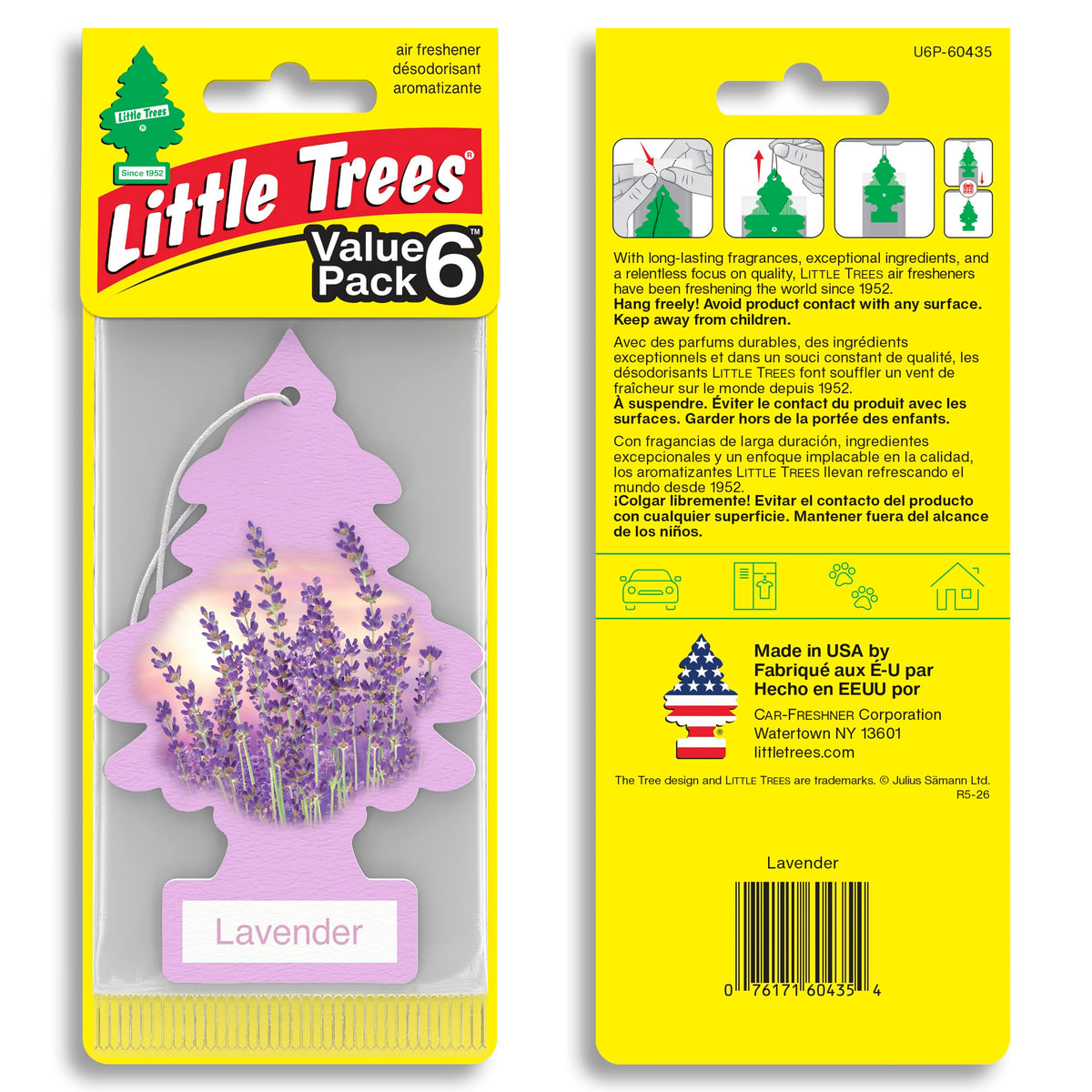 LITTLE TREES close-up of single lavender tree showing texture and design