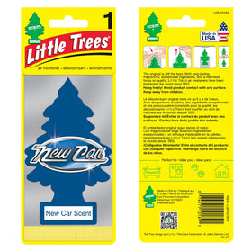 LITTLE TREES close-up of single New Car tree highlighting texture